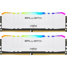Crucial 16 GB (2x8GB) DDR4 3200 MHz Ballistix White RGB (BL2K8G32C16U4WL)