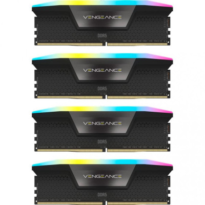 Corsair 96 GB (4x24GB) DDR5 6000 MHz Vengeance RGB (CMH96GX5M4B6000C30)
