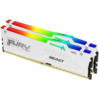 Kingston FURY 32 GB (2x16GB) DDR5 6000 MHz Beast RGB White (KF560C30BWAK2-32)
