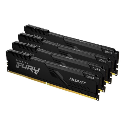 Kingston DDR4 4x16GB/3600 Kingston Fury Beast Black (KF436C18BBK4/64)