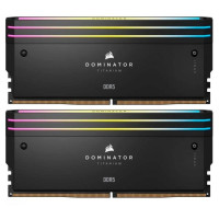 Corsair 32 GB (2x16GB) DDR5 6000 MHz Dominator Titanium RGB Black (CMP32GX5M2B6000C30)