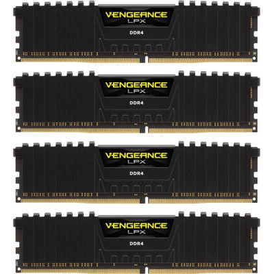 Corsair 32 GB (4x8GB) DDR4 2400 MHz Vengeance LPX (CMK32GX4M4A2400C16)