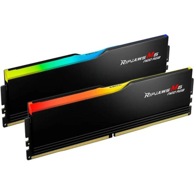 G.Skill 32 GB (2x16GB) DDR5 6400 MHz Ripjaws M5 Neo RGB Black (F5-6400J3240G16GX2-RM5NRK)