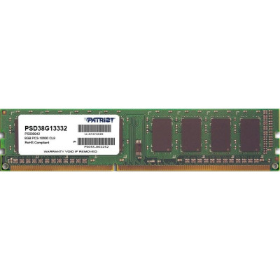 PATRIOT 8 GB DDR3 1333 MHz (PSD38G13332)