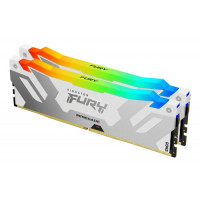 Kingston FURY 64 GB (2x32GB) DDR5 6000 MHz Renegade RGB White/Silver (KF560C32RWAK2-64)