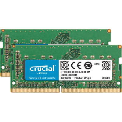 Crucial 32GB Kit (2x16GB) DDR4 3200MHz CL22 Laptop Memory CT2K16G4SFRA32A
