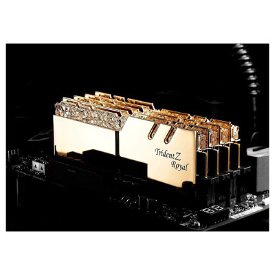 G.Skill 64GB (2x32GB) DDR4 3600MHz Trident Z Royal Gold (F4-3600C18D-64GTRG)