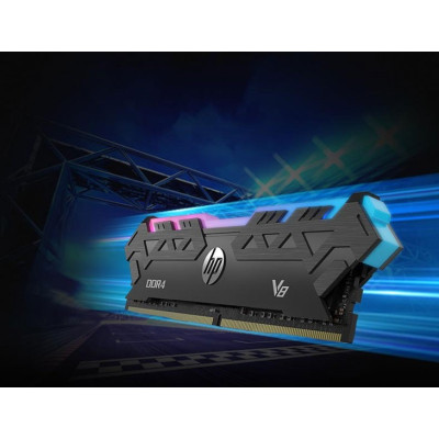 HP V8 RGB 16GB (2 x 8GB) DDR4 3200MHz U-DIMM Black (8MG02AA)