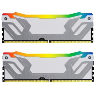 Kingston FURY 48 GB (2x24GB) CUDIMM DDR5 8400 MHz Renegade Silver/White RGB (KF584CU40RWAK2-48)