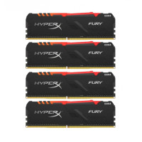 Kingston DDR4 3000 64GB KIT (16GBx4) HyperX Fury Black (HX430C15FB3K4/64)