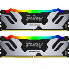 Kingston FURY 32 GB (2x16GB) DDR5 7600 MHz Renegade Silver/Black RGB (KF576C38RSAK2-32)
