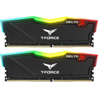 Team Group 16GB (2x8GB) DDR4 3000 MHz T-Force Delta RGB Black (TF3D416G3200HC16FDC01)