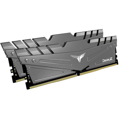 TEAM 32 GB (2x16GB) DDR4 3200 MHz T-Force Dark Z Gray (TDZGD432G3200HC16CDC01)