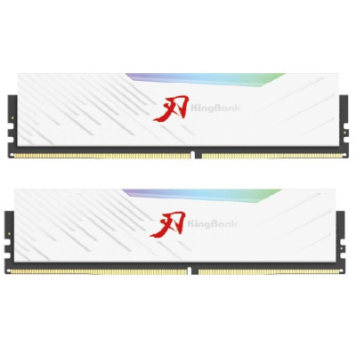 KingBank 32 GB (2x16GB) DDR4 4000 MHz SharpBlade RGB White (KBSB4000W16X2)