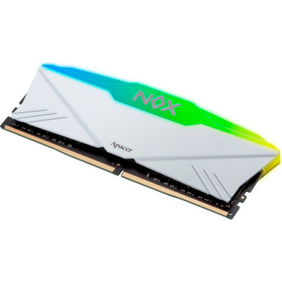 Apacer 16 GB (2x8GB) DDR4 3200 MHz NOX RGB White (AH4U16G32C28YNWAA-2)