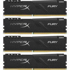 HyperX (Kingston FURY) 128 GB (4x32GB) DDR4 3200 MHz Fury Black (HX432C16FB3K4/128)