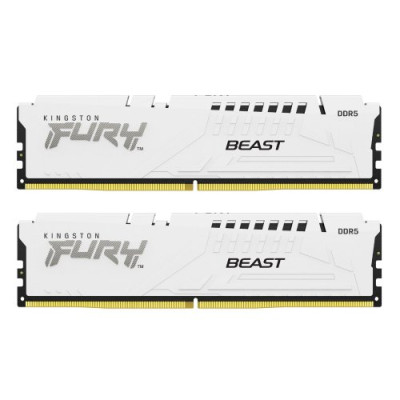 Kingston 32GB (2x16GB) DDR5 FURY Beast 6000MHz White (KF560C36BWEK2-32)