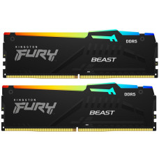 Kingston FURY 16 GB (2x8GB) DDR5 5200 MHz Beast RGB (KF552C40BBAK2-16)