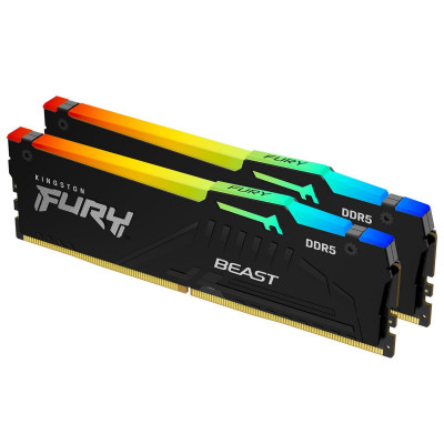 Kingston FURY 16 GB (2x8GB) DDR5 5200 MHz Beast RGB (KF552C40BBAK2-16)