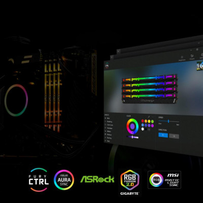 Kingston FURY 16 GB (2x8GB) DDR4 3600 MHz Renegade RGB (KF436C16RBAK2/16)