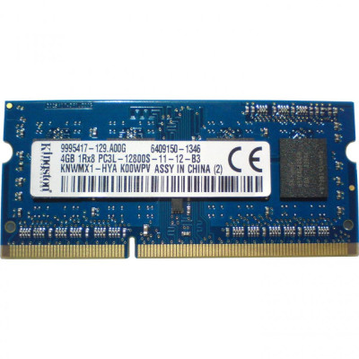 Kingston 4 GB SO-DIMM DDR3 1600 MHz (KNWMX1-HYA)