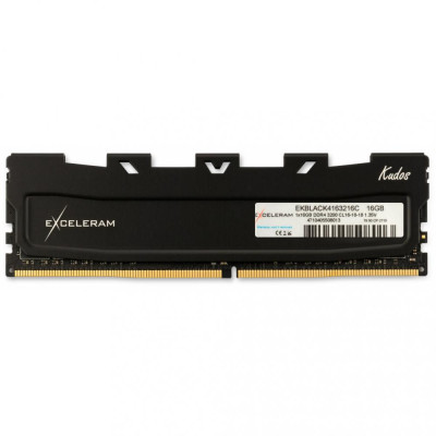 Exceleram 16 GB DDR4 3200 MHz Black Kudos (EKBLACK4163216C)
