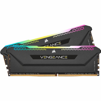 Corsair 16 GB (2x8GB) DDR4 3600 MHz Vengeance RGB Pro SL Black (CMH16GX4M2Z3600C18)