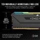 Corsair 16 GB (2x8GB) DDR4 3600 MHz Vengeance RGB Pro SL Black (CMH16GX4M2Z3600C18)