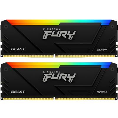 Kingston FURY 16 GB (2x8GB) DDR4 3733 MHz Beast RGB (KF437C19BB2AK2/16)