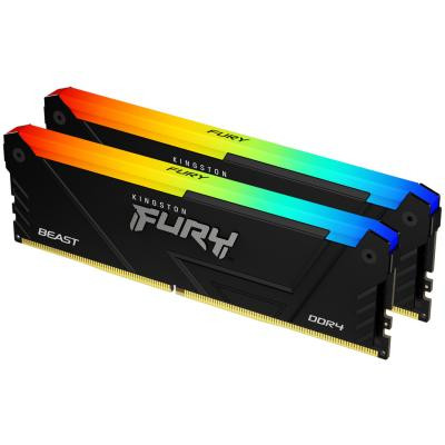 Kingston FURY 16 GB (2x8GB) DDR4 3733 MHz Beast RGB (KF437C19BB2AK2/16)