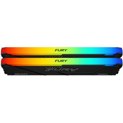 Kingston FURY 16 GB (2x8GB) DDR4 3733 MHz Beast RGB (KF437C19BB2AK2/16)