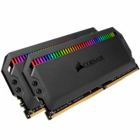 Corsair 16 GB (2x8GB) DDR4 3200 MHz Dominator Platinum RGB Black (CMT16GX4M2E3200C16)