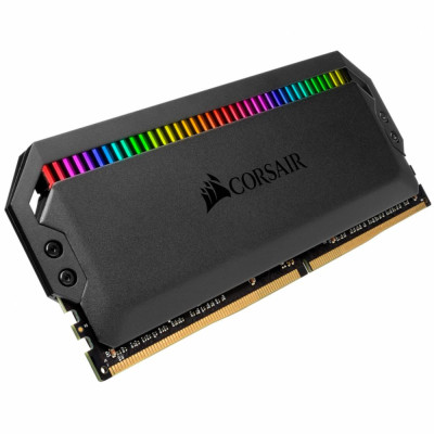 Corsair 16 GB (2x8GB) DDR4 3200 MHz Dominator Platinum RGB Black (CMT16GX4M2E3200C16)