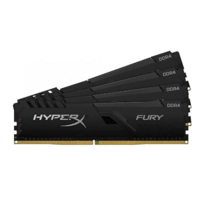 Kingston DDR4 2400 64GB KIT (16GBx4) HyperX Fury Black (HX424C15FB4K4/64)