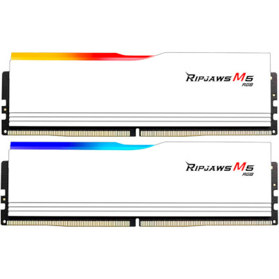 G.Skill 32 GB (2x16GB) DDR5 5200 MHz Ripjaws M5 RGB White (F5-5200J4040A16GX2-RM5RW)