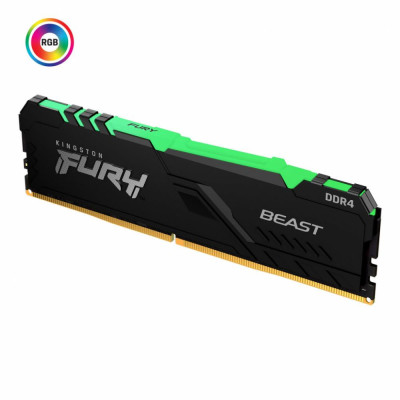 Kingston FURY 16 GB DDR4 3733 MHz Beast RGB (KF437C19BB1A/16)