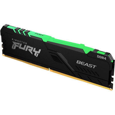 Kingston DDR4 16GB 3200Mhz FURY Beast RGB Black (KF432C16BB2A/16)