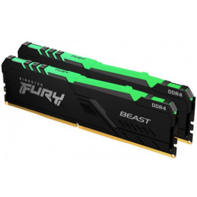 Kingston FURY 32 GB (2x16GB) DDR4 2666 MHz Beast RGB (KF426C16BBAK2/32)