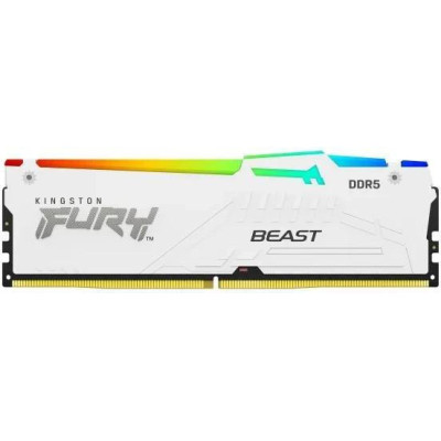 Kingston FURY 16 GB DDR5 6000 MHz Beast RGB White (KF560C36BWE2A-16)