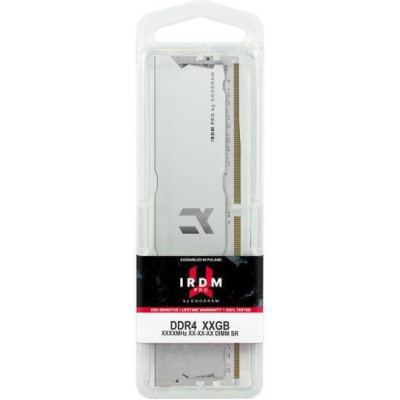 GOODRAM 8 GB DDR4 3600 MHz IRDM PRO White (IRP-W3600D4V64L18S/8G)