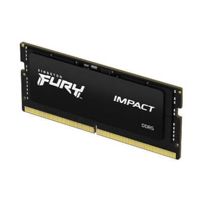 Kingston Fury DDR5 16GB 6400Mhz SO-DIMM Black (KF564S38IB-16)