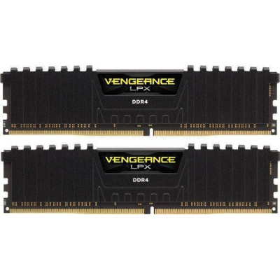 Corsair 16 GB (2x8GB) DDR4 3600 MHz Vengeance LPX Black (CMK16GX4M2D3600C16)