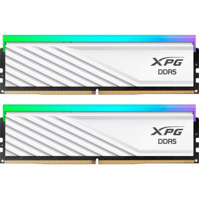 ADATA 48 GB (2x24GB) DDR5 6000 MHz XPG Lancer Blade RGB White (AX5U6000C3024G-DTLABRWH)