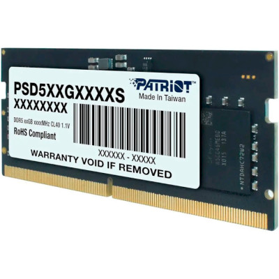 PATRIOT 8 GB SO-DIMM DDR5 4800 MHz (PSD58G480041S)
