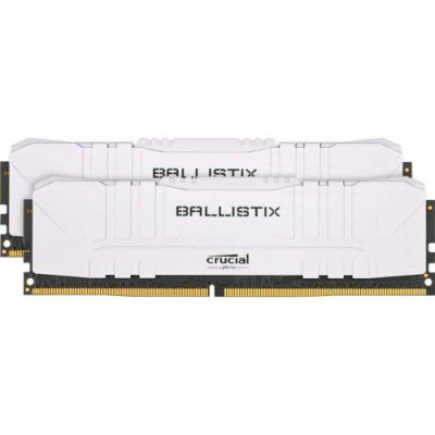 Crucial 16 GB (2x8GB) DDR4 2666 MHz Ballistix White (BL2K8G26C16U4W)