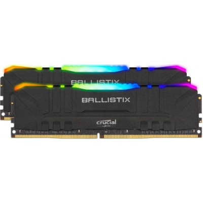 Crucial 32 GB (2x16GB) DDR4 3600 MHz Ballistix RGB (BL2K16G36C16U4BL)