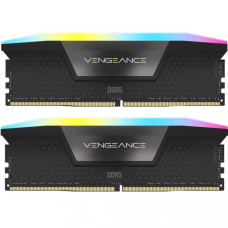 Corsair 64 GB (2x32GB) DDR5 5600 MHz Vengeance RGB Black (CMH64GX5M2B5600C40)