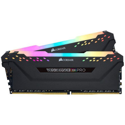 Corsair 16 GB (2x8GB) DDR4 3600 MHz Vengeance RGB Pro Black (CMW16GX4M2Z3600C20)