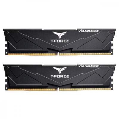 TEAM 32 GB (2x16GB) DDR5 6000 MHz T-Force Vulcan Black (FLBD532G6000HC38ADC01)