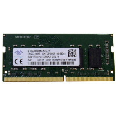 Nanya SO-DIMM 8GB DDR4 3200 MHz (NT8GA64D88CX3S-JR)